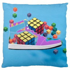 Floating-cubes-on-blue Backgrounderaser 20220422 203144521 Backgrounderaser 20220422 203216276 Large Cushion Case (one Side)