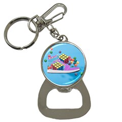 Floating-cubes-on-blue Backgrounderaser 20220422 203144521 Backgrounderaser 20220422 203216276 Bottle Opener Key Chain by marthatravis1968