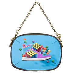 Floating-cubes-on-blue Backgrounderaser 20220422 203144521 Backgrounderaser 20220422 203216276 Chain Purse (two Sides) by marthatravis1968