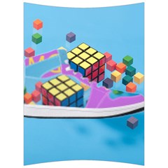 Floating-cubes-on-blue Backgrounderaser 20220422 203144521 Backgrounderaser 20220422 203216276 Back Support Cushion by marthatravis1968