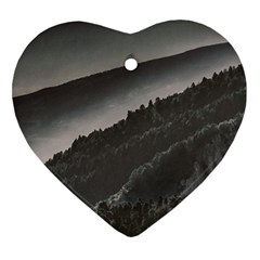 Olympus Mount National Park, Greece Ornament (heart) by dflcprints