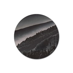 Olympus Mount National Park, Greece Rubber Round Coaster (4 Pack) by dflcprints