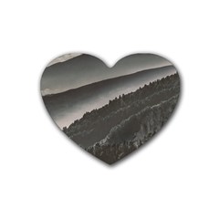 Olympus Mount National Park, Greece Rubber Coaster (heart) by dflcprints