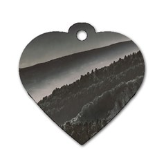 Olympus Mount National Park, Greece Dog Tag Heart (one Side) by dflcprints