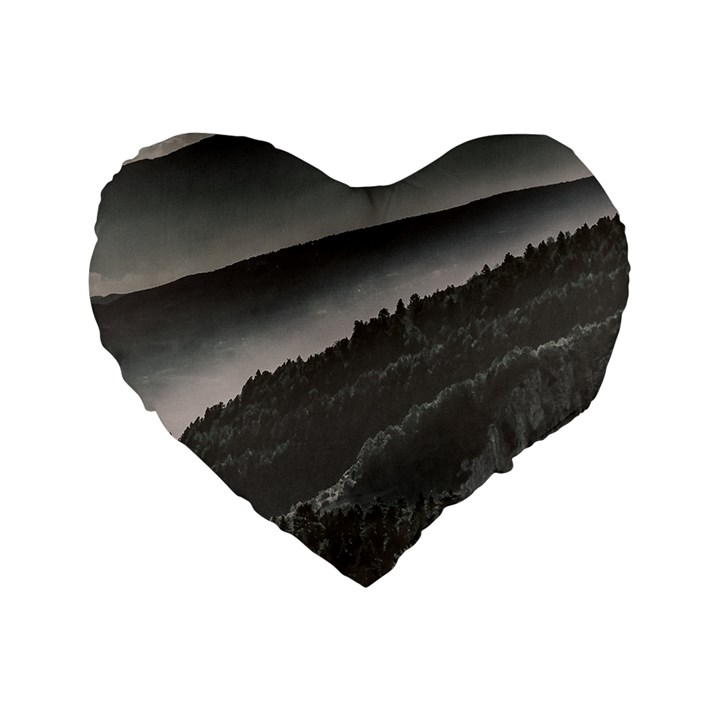 Olympus Mount National Park, Greece Standard 16  Premium Heart Shape Cushions