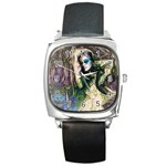 My Mucha Moment Square Metal Watch Front