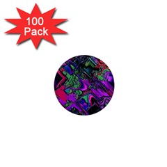 Neon Aquarium 1  Mini Magnets (100 Pack) 