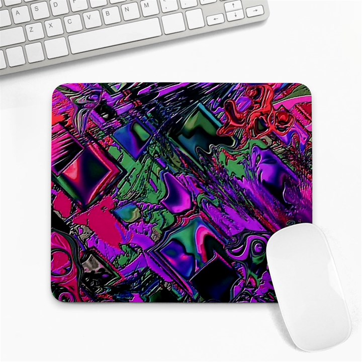 Neon Aquarium Large Mousepads