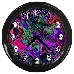 Neon Aquarium Wall Clock (black) by MRNStudios