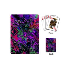 Neon Aquarium Playing Cards Single Design (mini) by MRNStudios