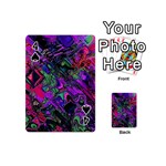 Neon Aquarium Playing Cards 54 Designs (Mini) Front - Spade4