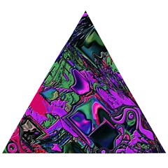 Neon Aquarium Wooden Puzzle Triangle by MRNStudios