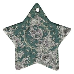 Seaweed Mandala Ornament (star) by MRNStudios