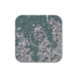 Seaweed Mandala Rubber Square Coaster (4 pack) Front