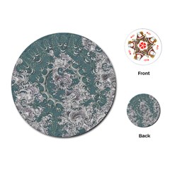 Seaweed Mandala Playing Cards Single Design (round) by MRNStudios