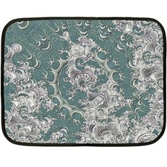 Seaweed Mandala Double Sided Fleece Blanket (mini)  by MRNStudios