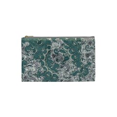 Seaweed Mandala Cosmetic Bag (small) by MRNStudios