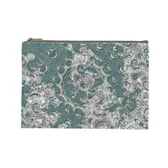 Seaweed Mandala Cosmetic Bag (large) by MRNStudios