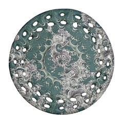 Seaweed Mandala Ornament (round Filigree) by MRNStudios