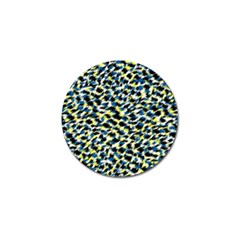 Digital Animal  Print Golf Ball Marker by Sparkle