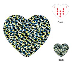 Digital Animal  Print Playing Cards Single Design (heart) by Sparkle