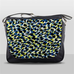 Digital Animal  Print Messenger Bag by Sparkle