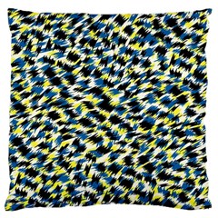 Digital Animal  Print Large Cushion Case (one Side) by Sparkle