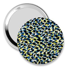 Digital Animal  Print 3  Handbag Mirrors by Sparkle