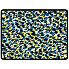 Digital Animal  Print Double Sided Fleece Blanket (large)  by Sparkle