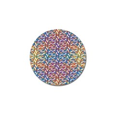 Colorful Flowers Golf Ball Marker (4 Pack) by Sparkle