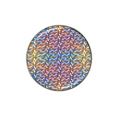 Colorful Flowers Hat Clip Ball Marker (4 Pack) by Sparkle