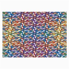 Colorful Flowers Large Glasses Cloth (2 Sides) by Sparkle