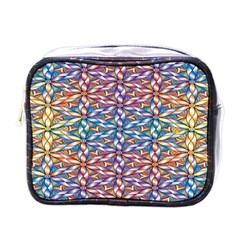 Colorful Flowers Mini Toiletries Bag (one Side) by Sparkle