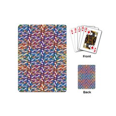 Colorful Flowers Playing Cards Single Design (mini) by Sparkle