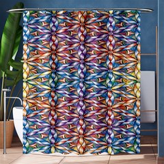 Colorful Flowers Shower Curtain 60  X 72  (medium)  by Sparkle