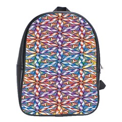 Colorful Flowers School Bag (xl) by Sparkle