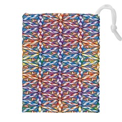 Colorful Flowers Drawstring Pouch (5xl) by Sparkle