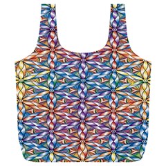 Colorful Flowers Full Print Recycle Bag (xxxl) by Sparkle