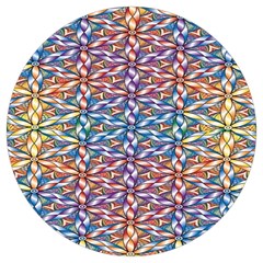 Colorful Flowers Round Trivet by Sparkle