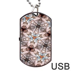 Digital Illusion Dog Tag Usb Flash (two Sides) by Sparkle