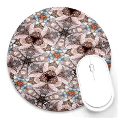 Digital Illusion Round Mousepads by Sparkle