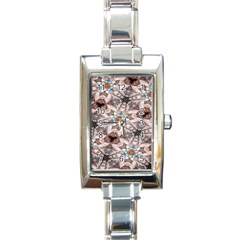 Digital Illusion Rectangle Italian Charm Watch by Sparkle