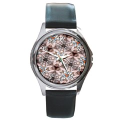 Digital Illusion Round Metal Watch by Sparkle