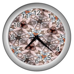 Digital Illusion Wall Clock (silver) by Sparkle