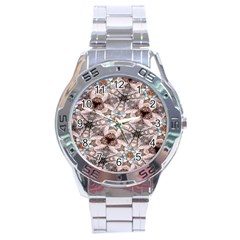 Digital Illusion Stainless Steel Analogue Watch by Sparkle