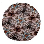 Digital Illusion Large 18  Premium Round Cushions Front