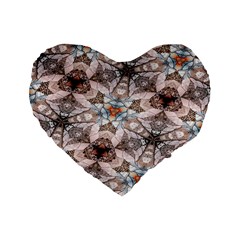 Digital Illusion Standard 16  Premium Heart Shape Cushions by Sparkle