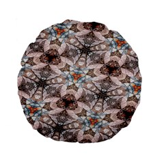 Digital Illusion Standard 15  Premium Flano Round Cushions by Sparkle