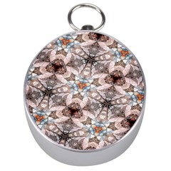 Digital Illusion Silver Compasses by Sparkle