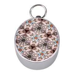 Digital Illusion Mini Silver Compasses by Sparkle